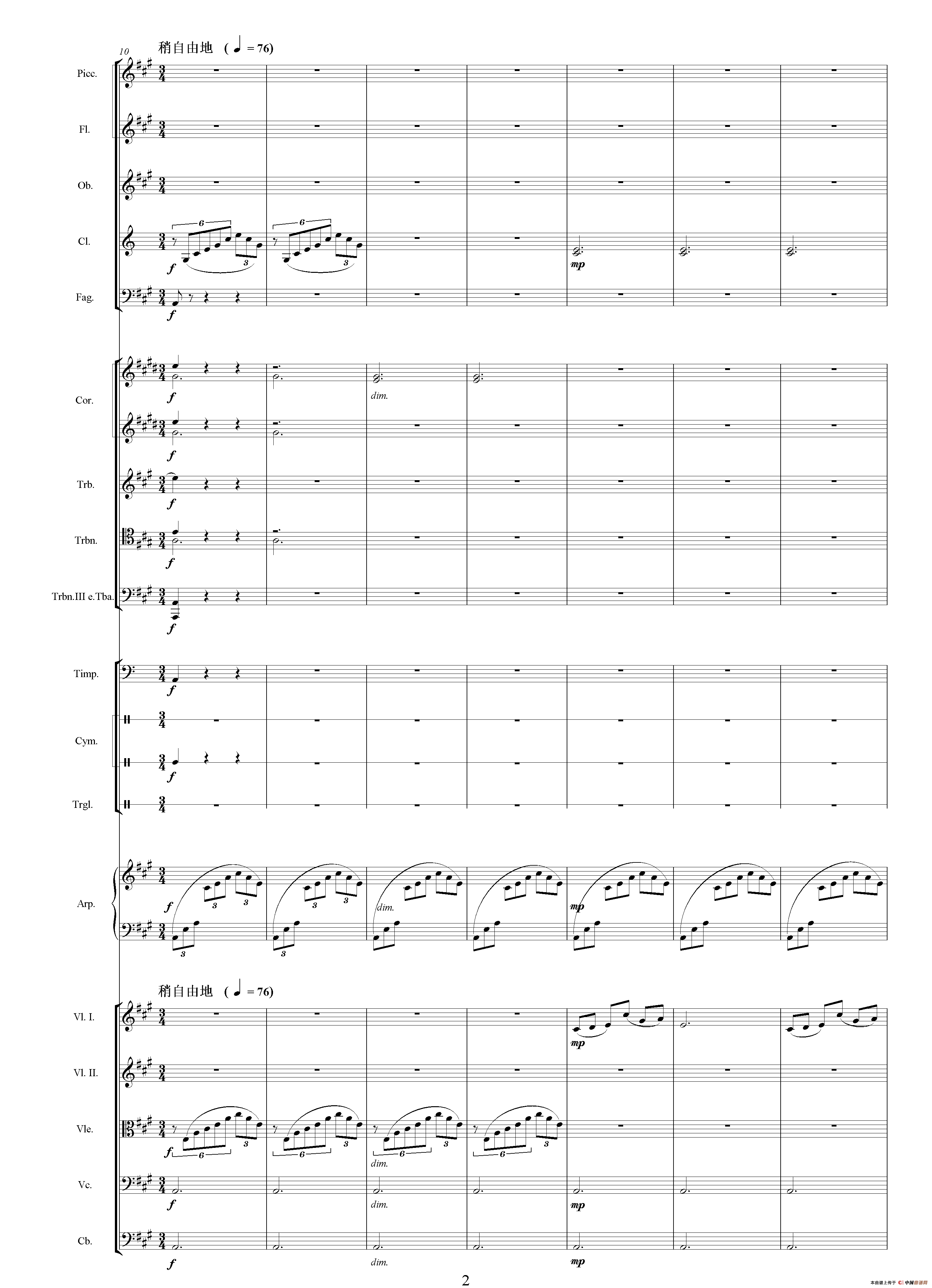 青春(一)（选自影片《世纪之梦》 总谱）