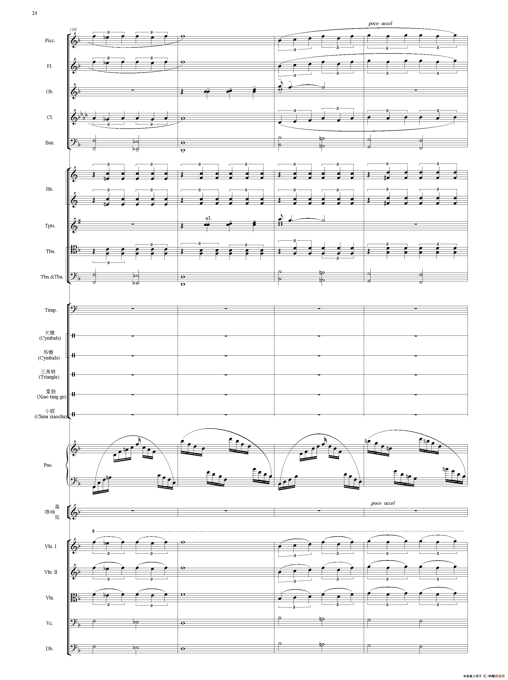 节日序曲（总谱）