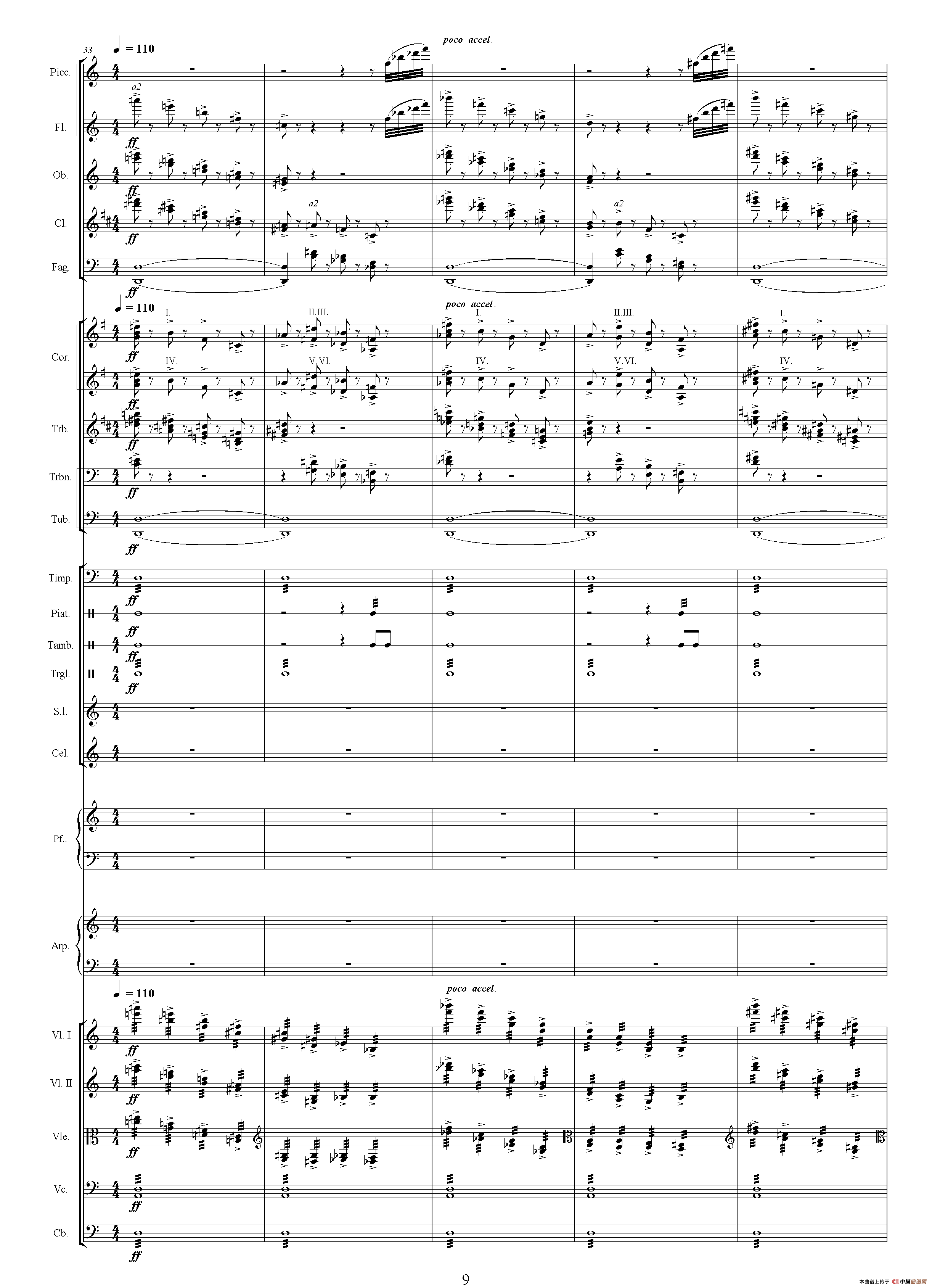 濒临疯狂（选自电视剧《传奇皇帝朱元璋》、总谱）