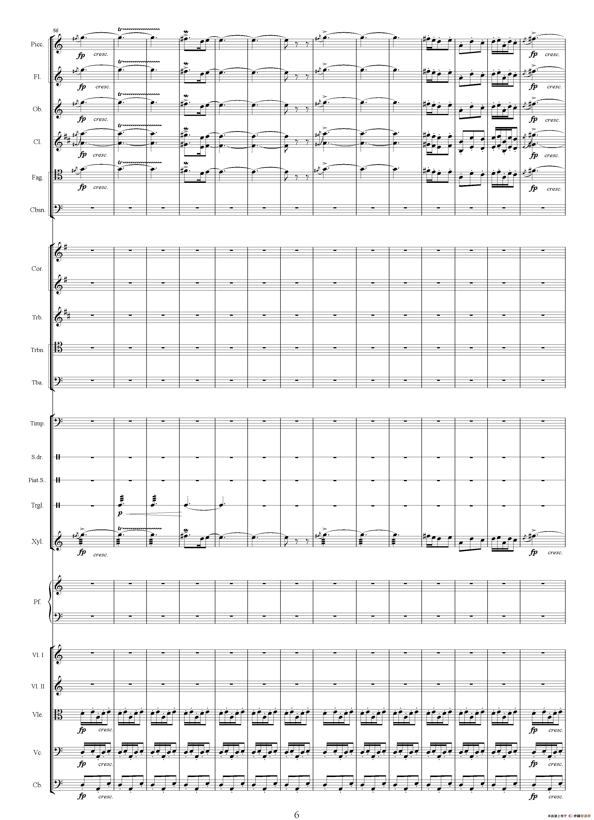 舞曲（选自电视剧《传奇皇帝朱元璋》、总谱）