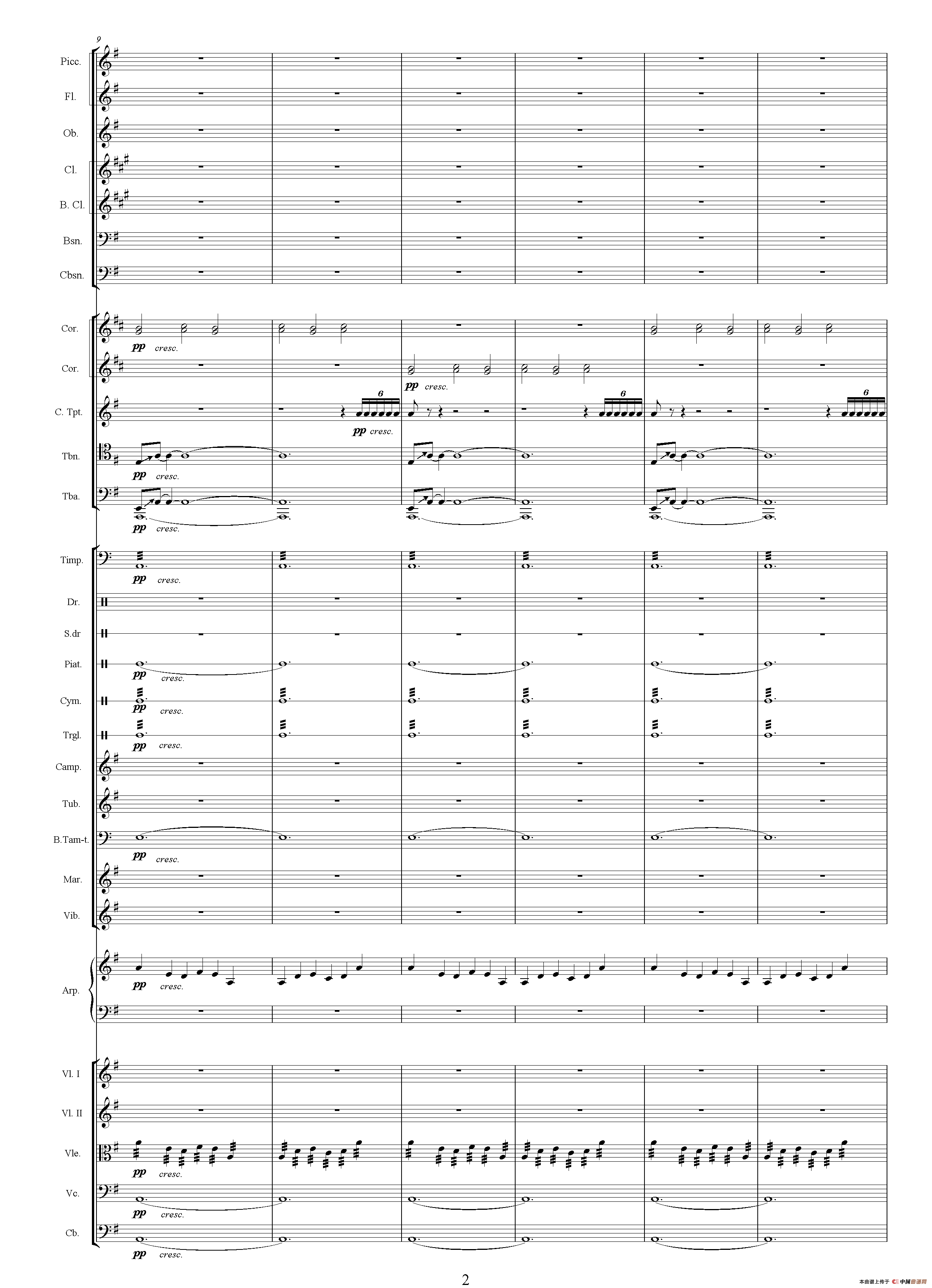 朱元璋还乡（电视剧《传奇皇帝朱元璋》主题音乐总谱）