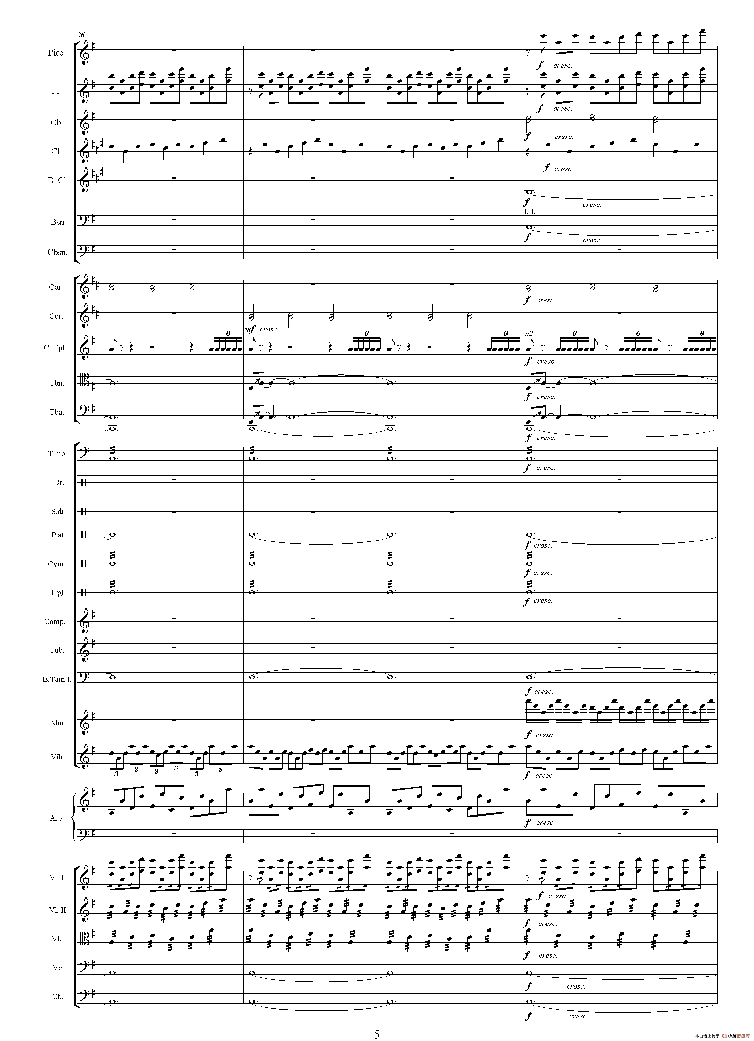 朱元璋还乡（电视剧《传奇皇帝朱元璋》主题音乐总谱）