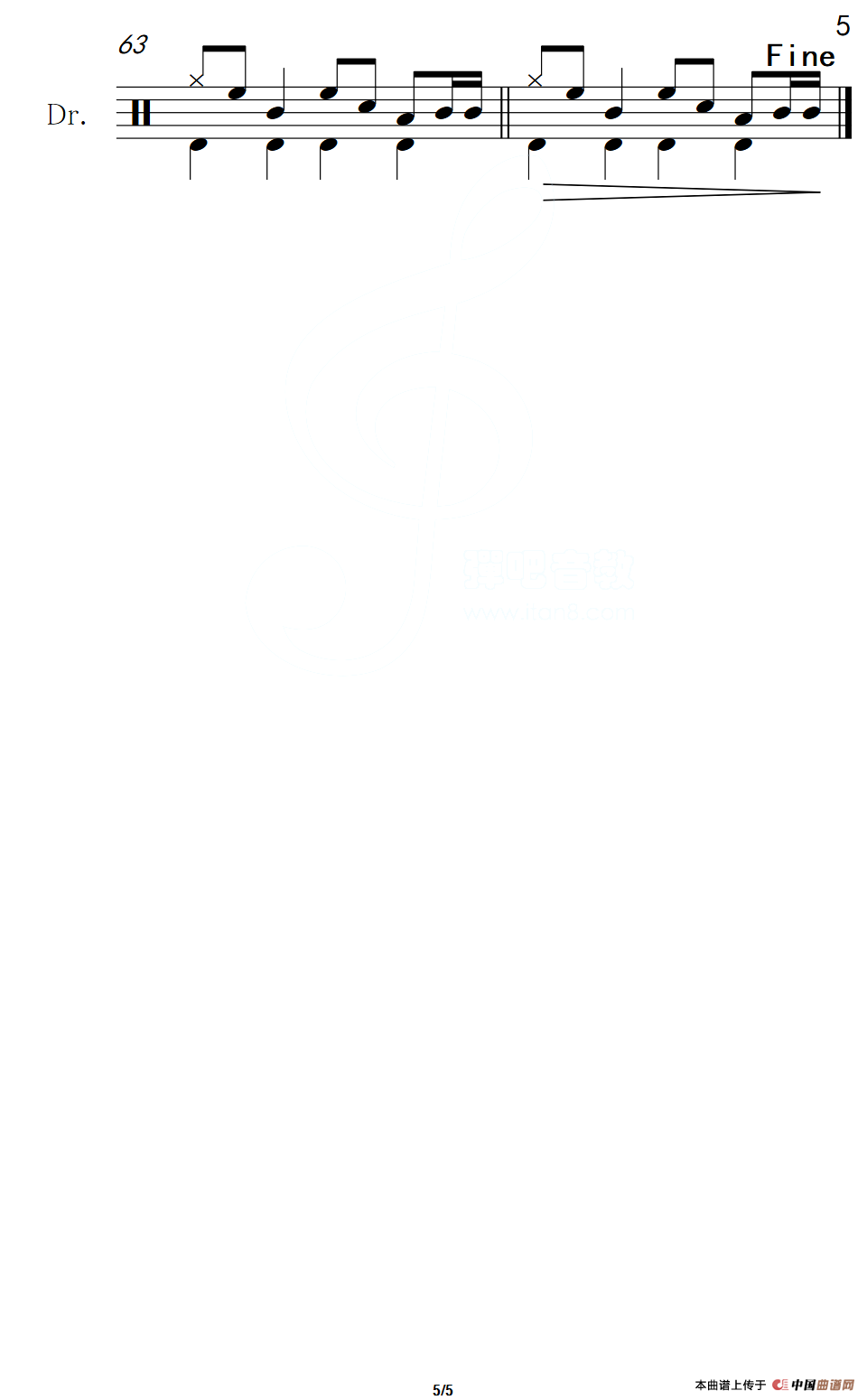 水手（架子鼓谱）