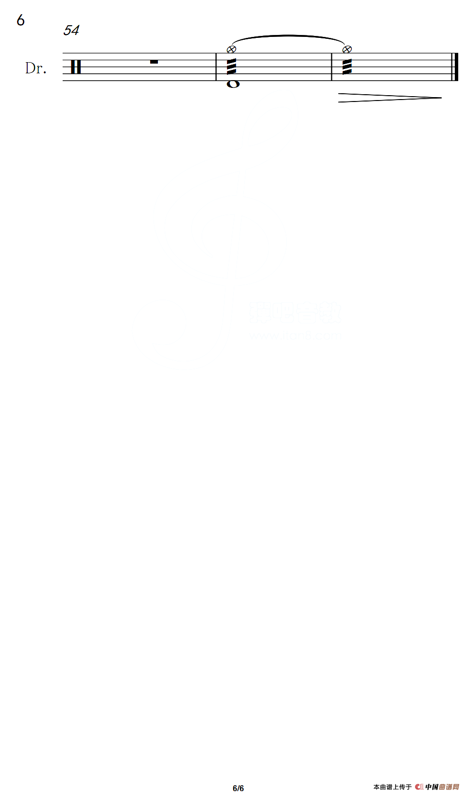 天路（架子鼓谱）