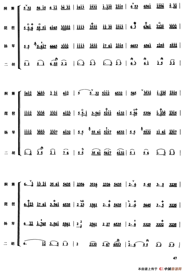 中花六板（民乐合奏）