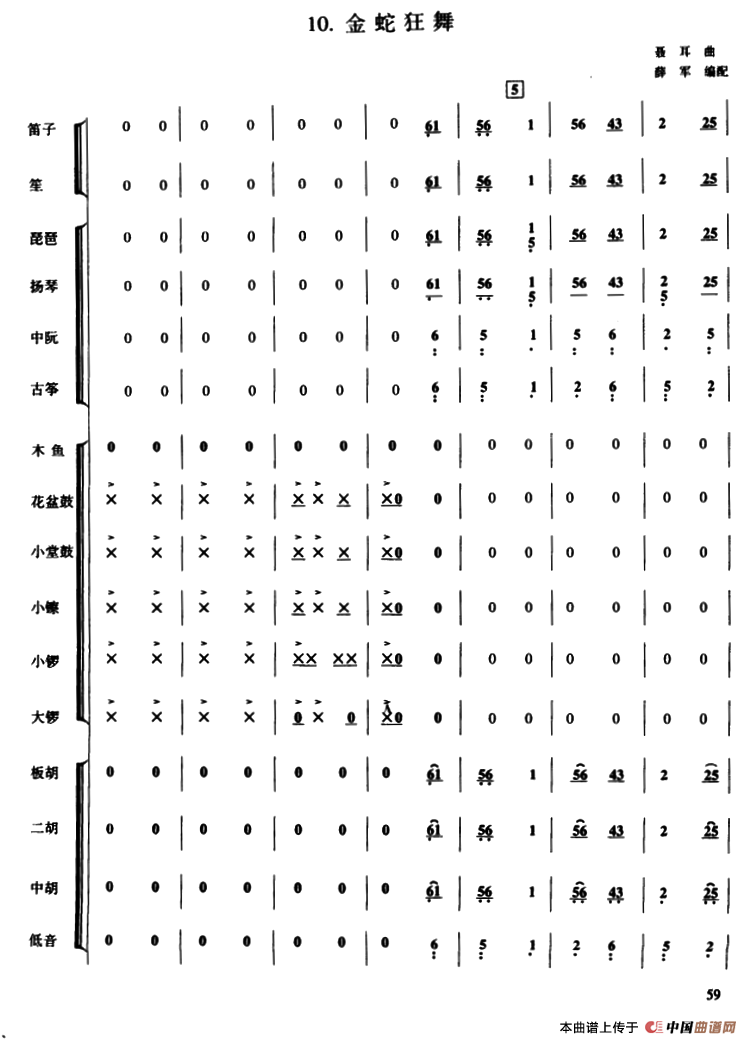 金蛇狂舞 （民乐合奏、李恒配器 薛军编配版）