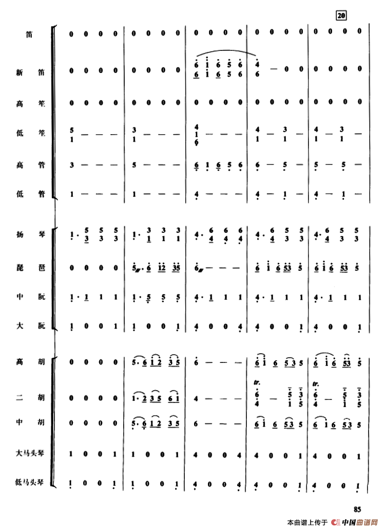 彩云追月 （民乐合奏）