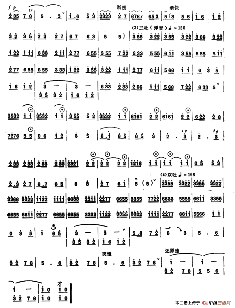 社员都是向阳花（唢呐谱、钟冬和改编版）