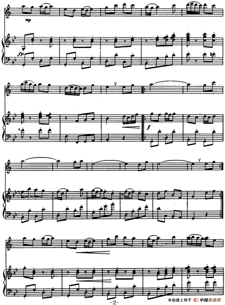 迎新春舞曲（单簧管+钢琴伴奏）