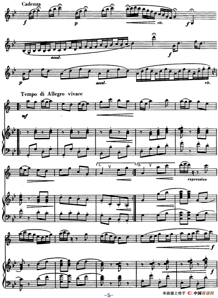 迎新春舞曲（单簧管+钢琴伴奏）