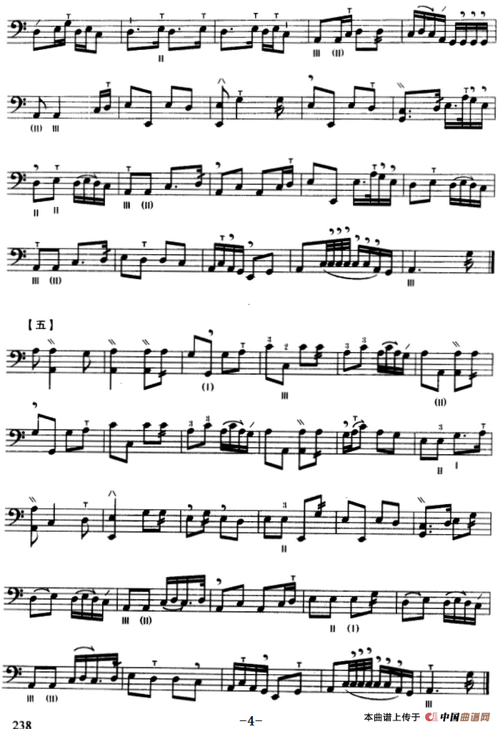 松青夜游（三弦、五线谱）