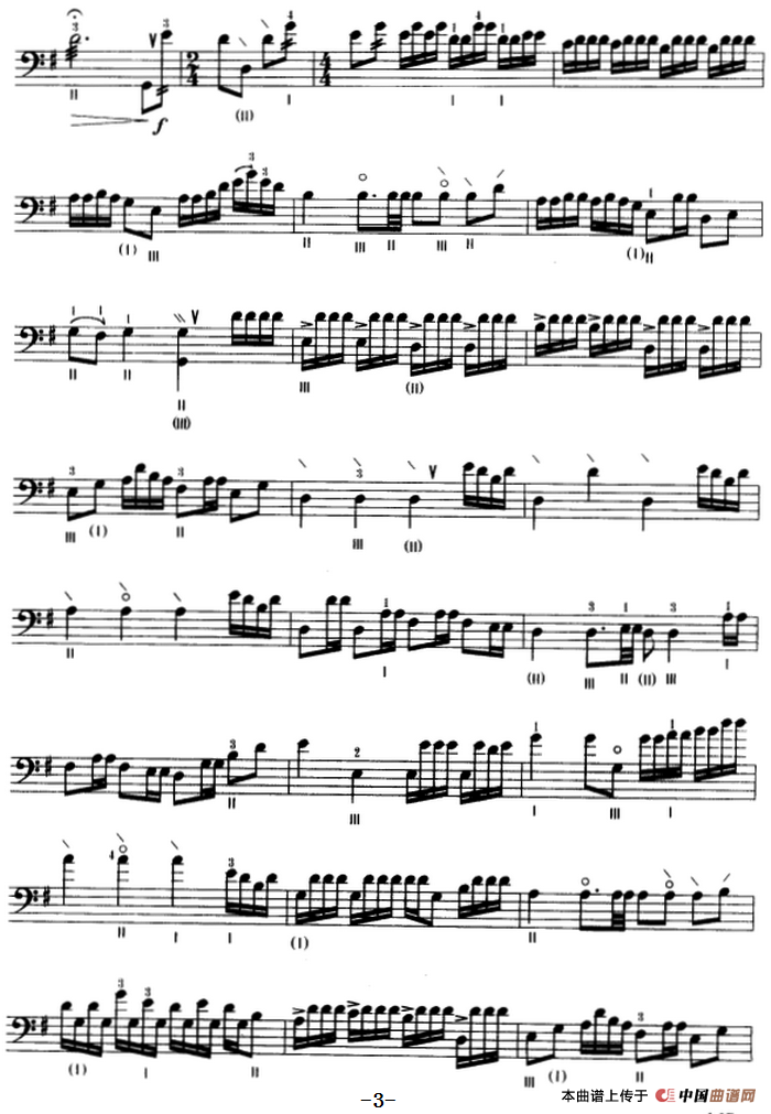 旱天雷（三弦、五线谱）