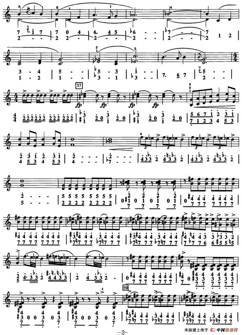 马刀舞曲（口风琴、线简谱混排版）