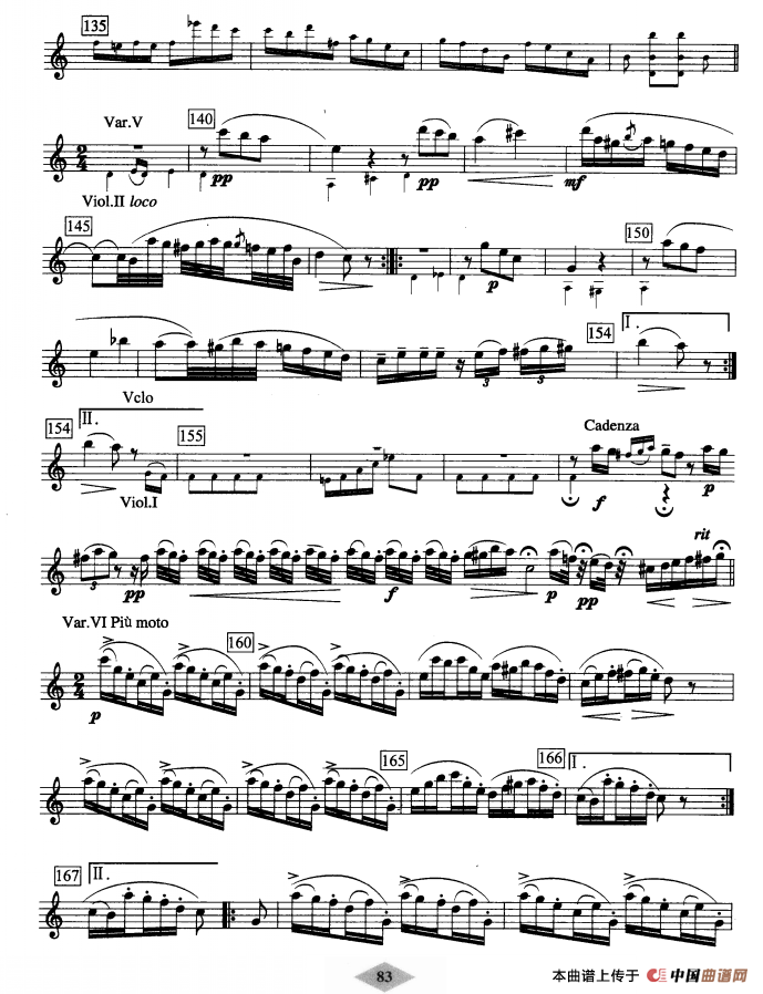 单簧管考级教材·第六级