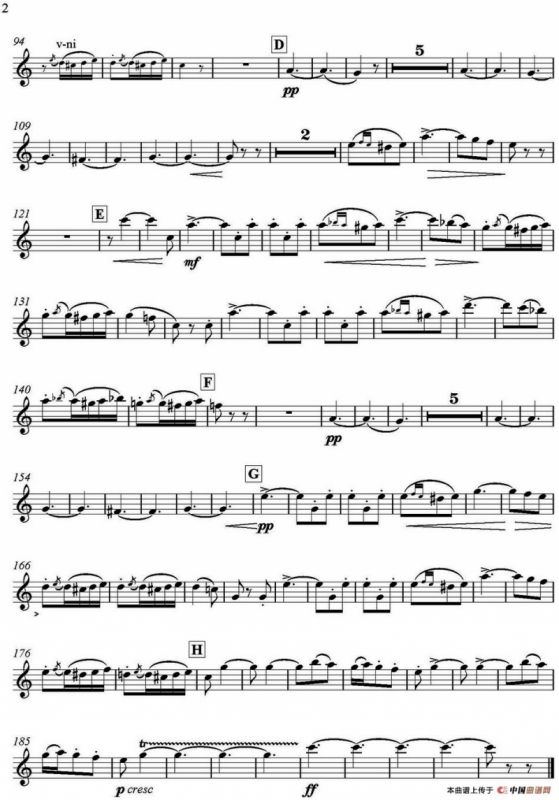 Brindisi(Traviata) 饮酒歌（管弦乐） （单簧管分谱）