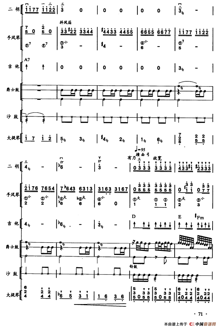 哈瓦那之夜?古巴（二胡、手风琴、吉他和弦击乐组合）