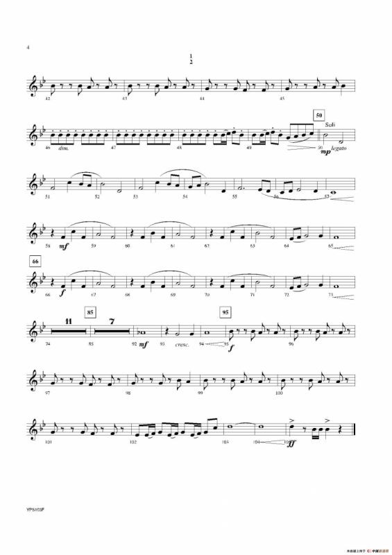 Dance of Harlequins（圆号分谱）