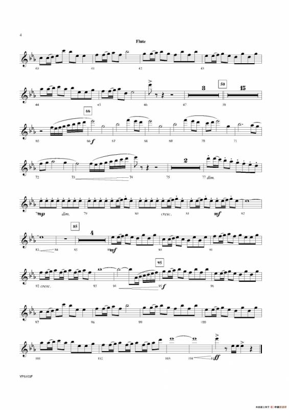 Dance of Harlequins（长笛分谱）