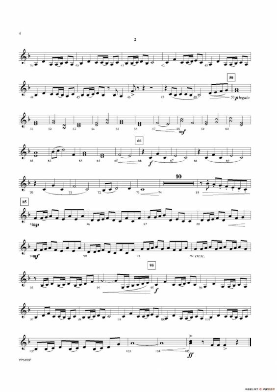 Dance of Harlequins（黑管 2、3分谱）