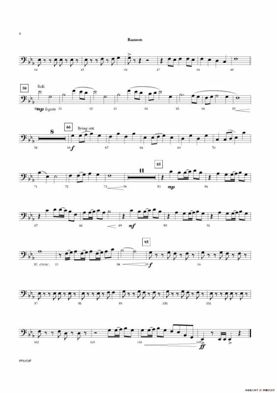 Dance of Harlequins（大管分谱）