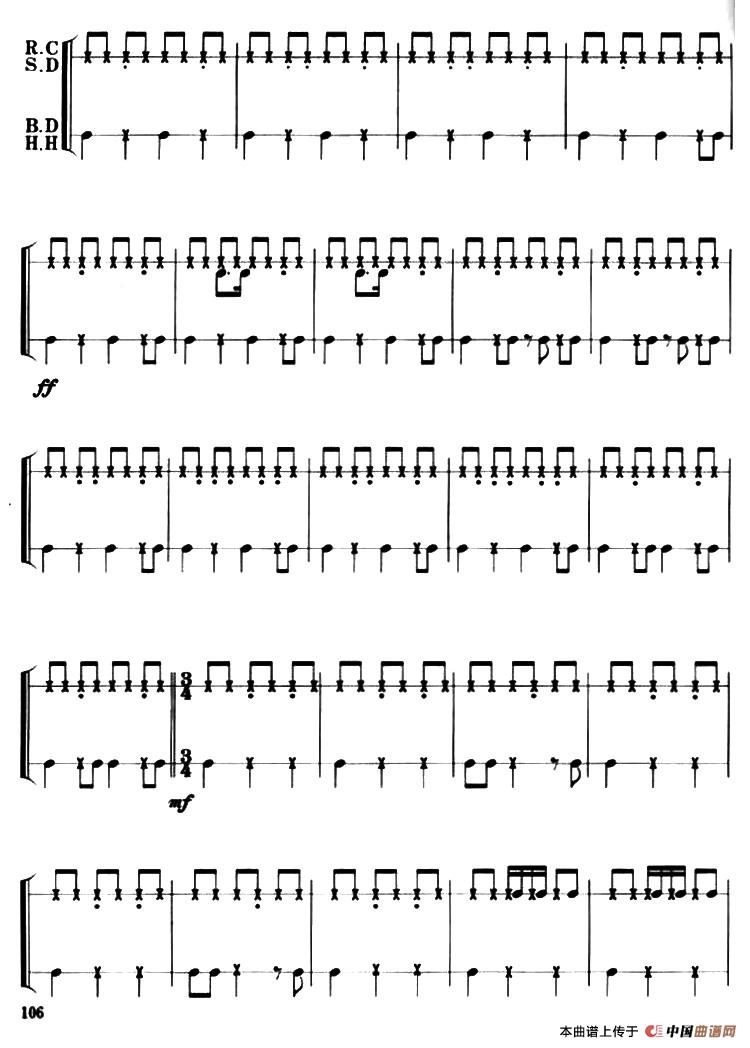 幸福的花朵（爵士鼓独奏）