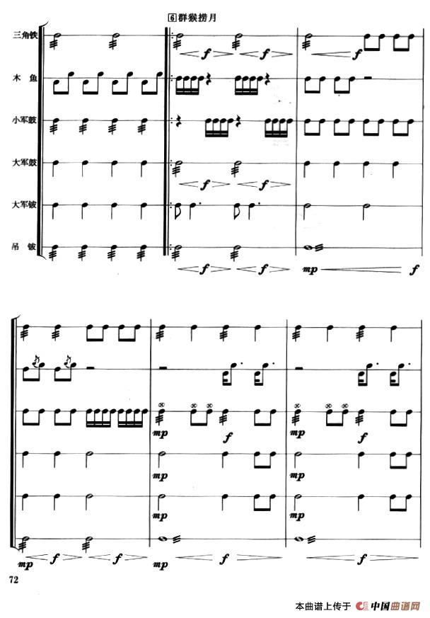 群猴捞月（打击乐合奏）