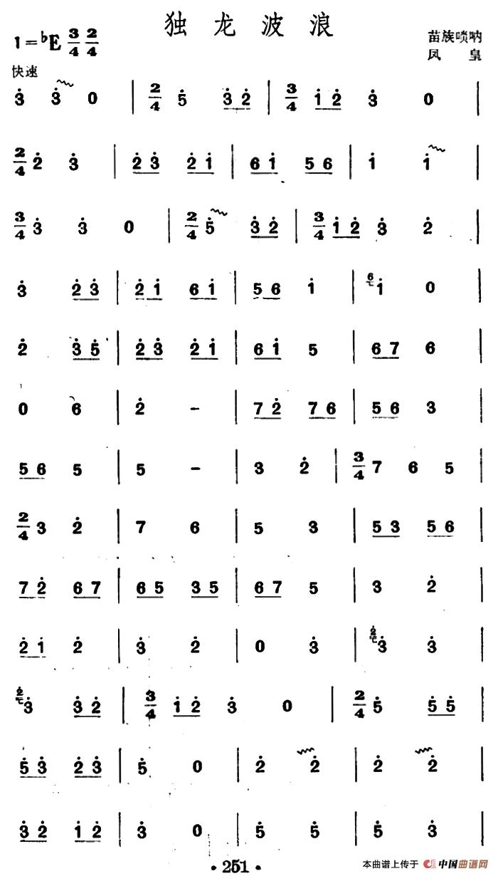 独龙波浪（苗族唢呐）