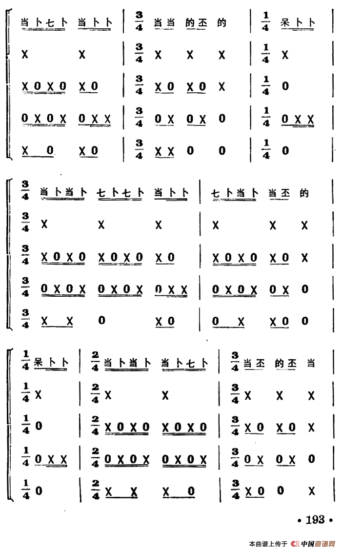 鸡婆叫崽（打击乐合奏）