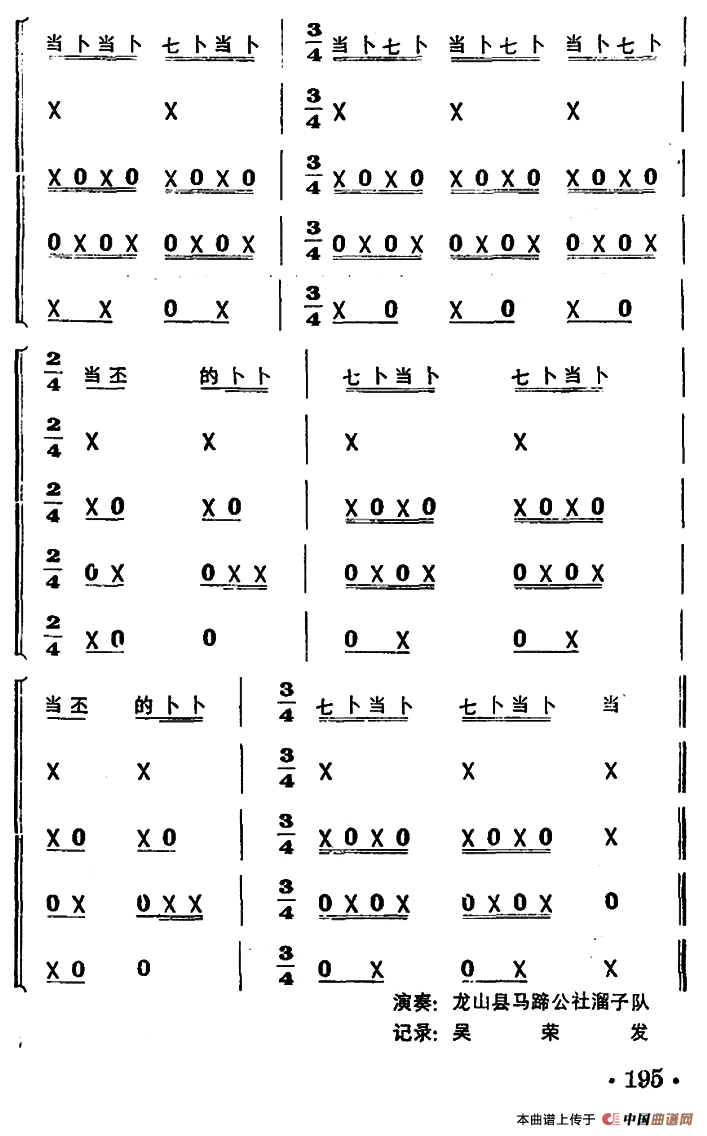 鸡婆叫崽（打击乐合奏）
