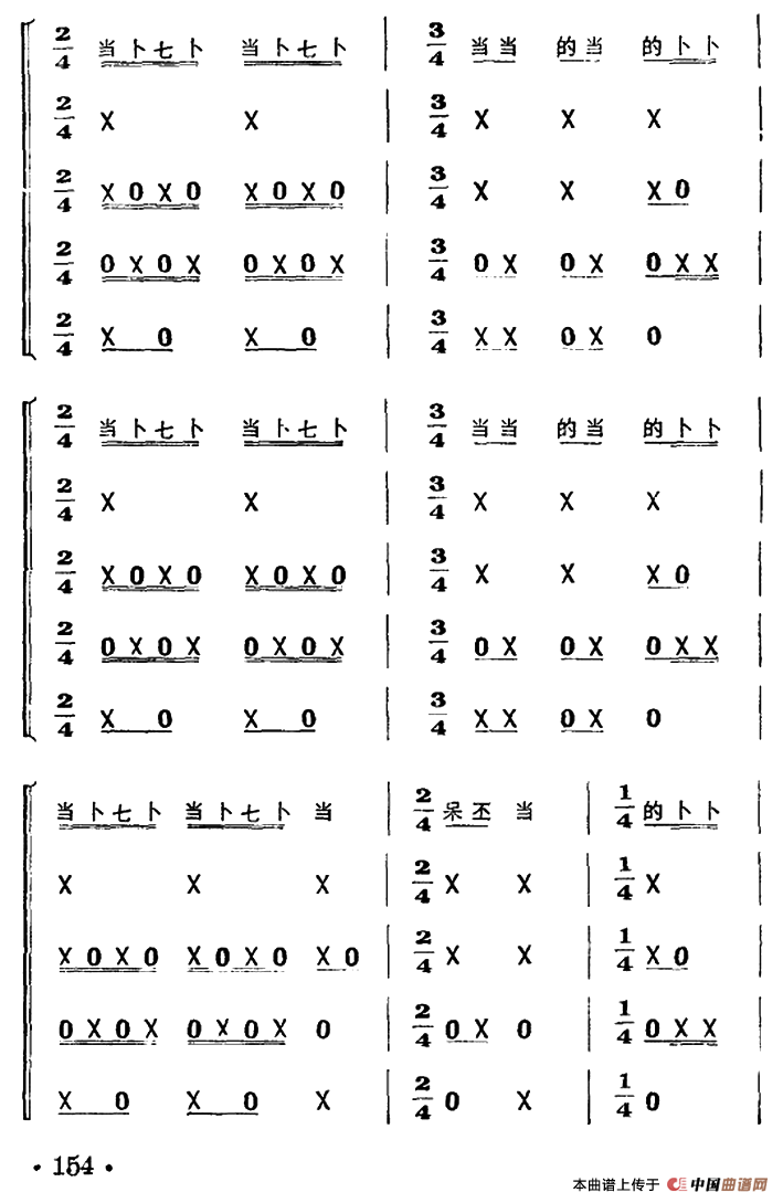 锦鸡拖尾（打击乐合奏）
