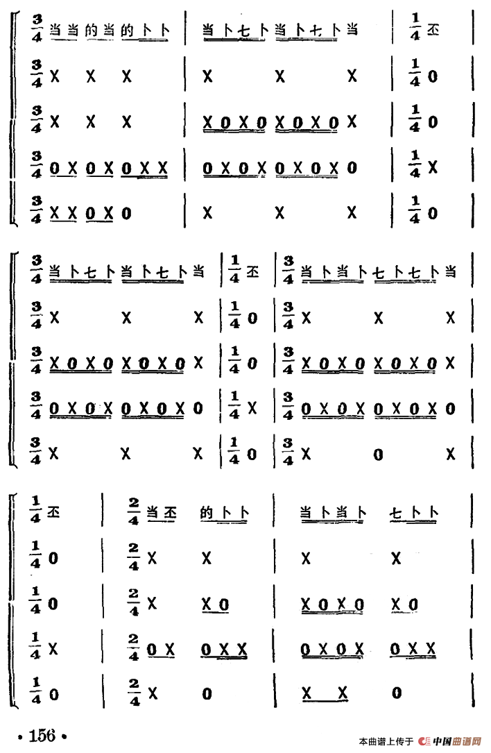 锦鸡拖尾（打击乐合奏）