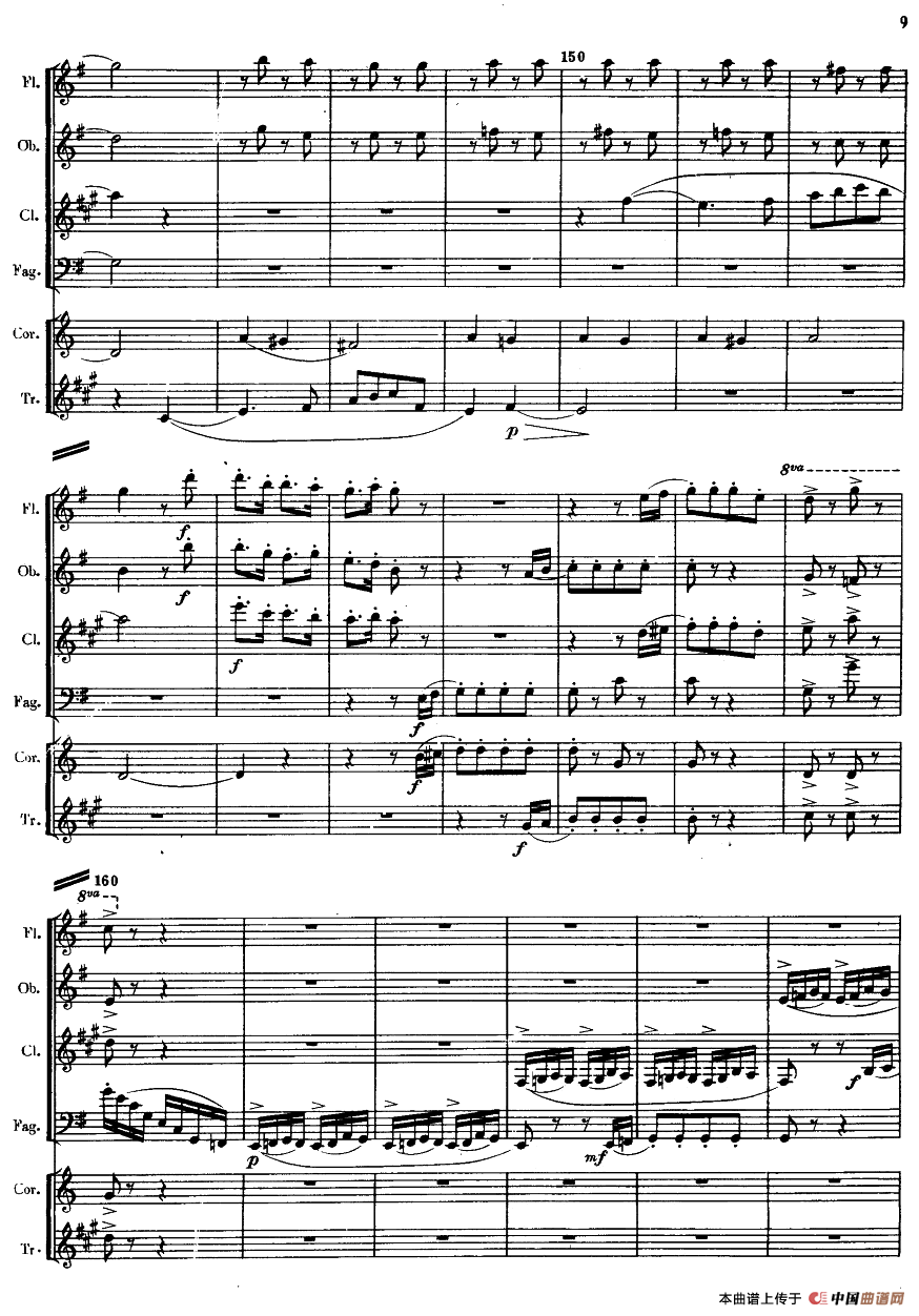 回旋曲（管乐六重奏）