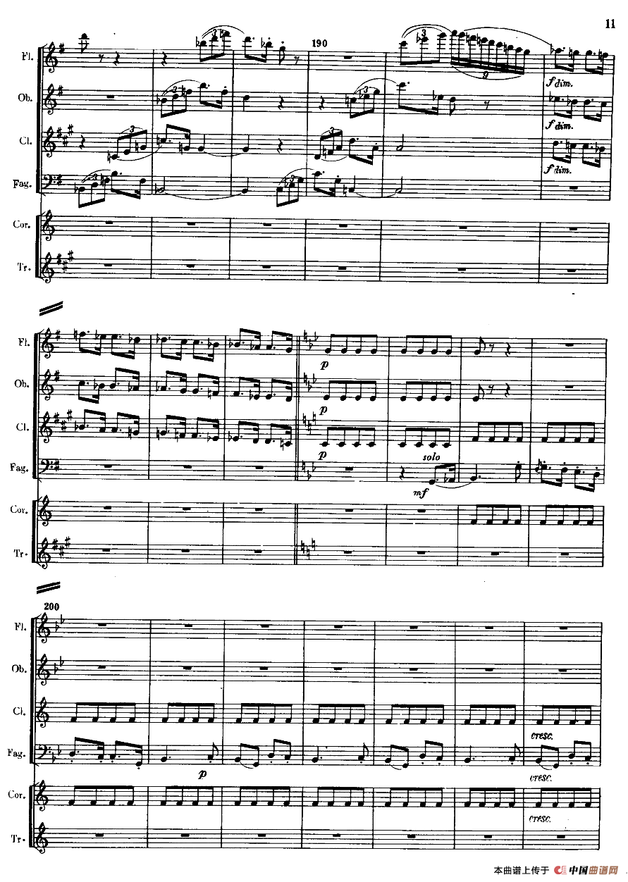 回旋曲（管乐六重奏）