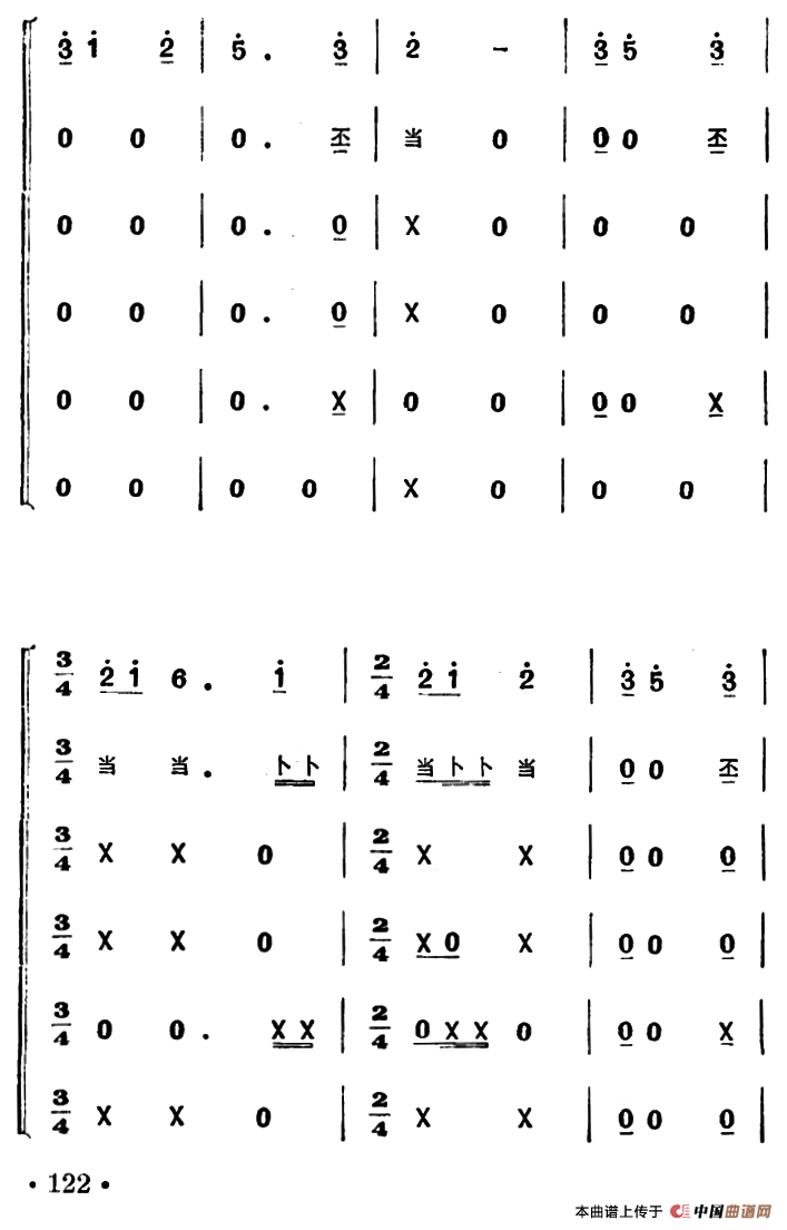 安庆调（打击乐吹管乐合奏）