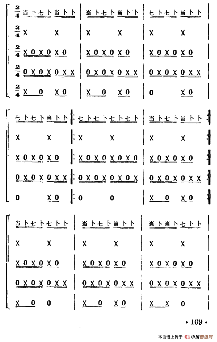 八哥洗澡（打击乐合奏）