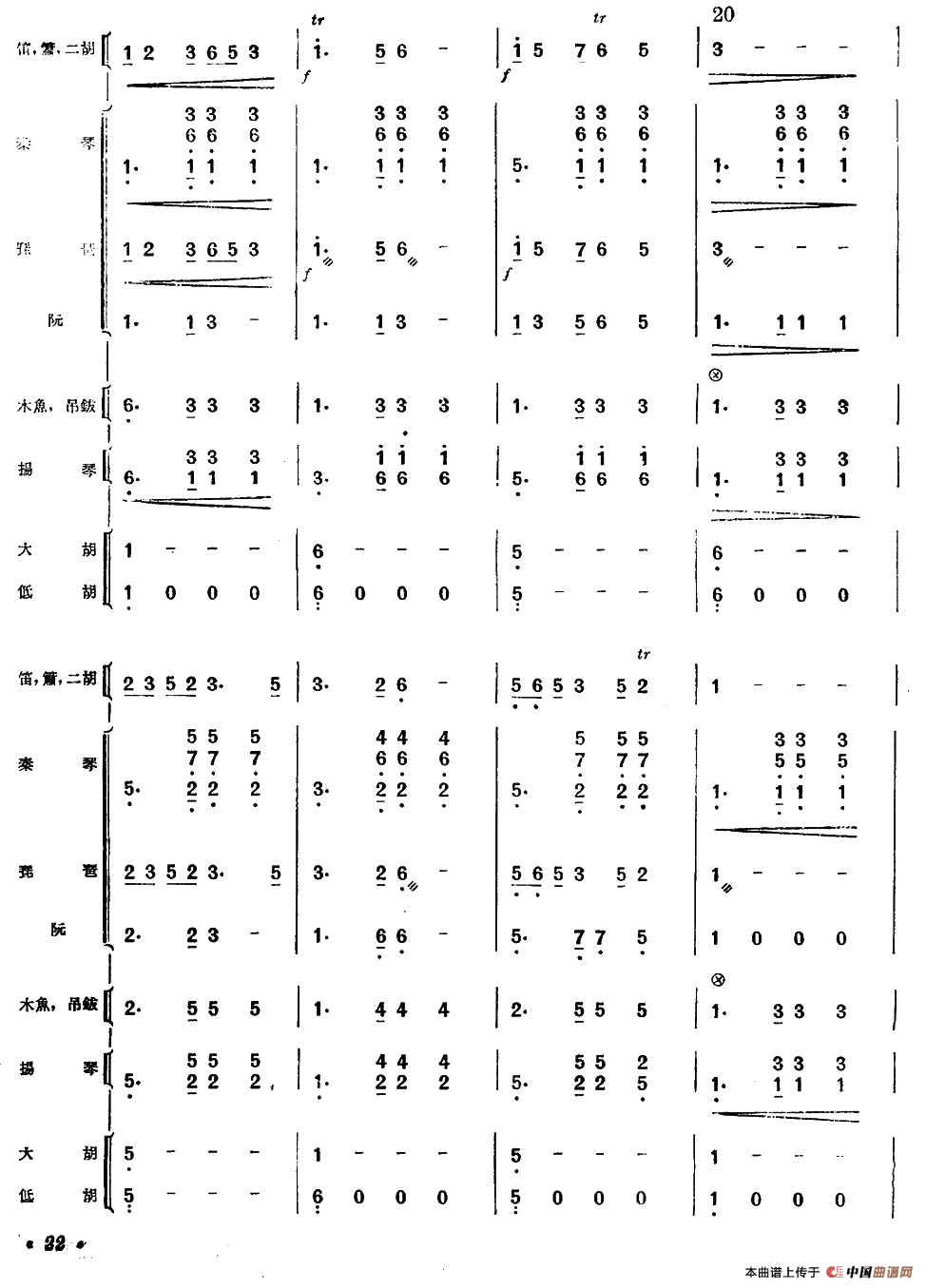 彩云追月（民族管弦乐合奏、杨镜明整理版）