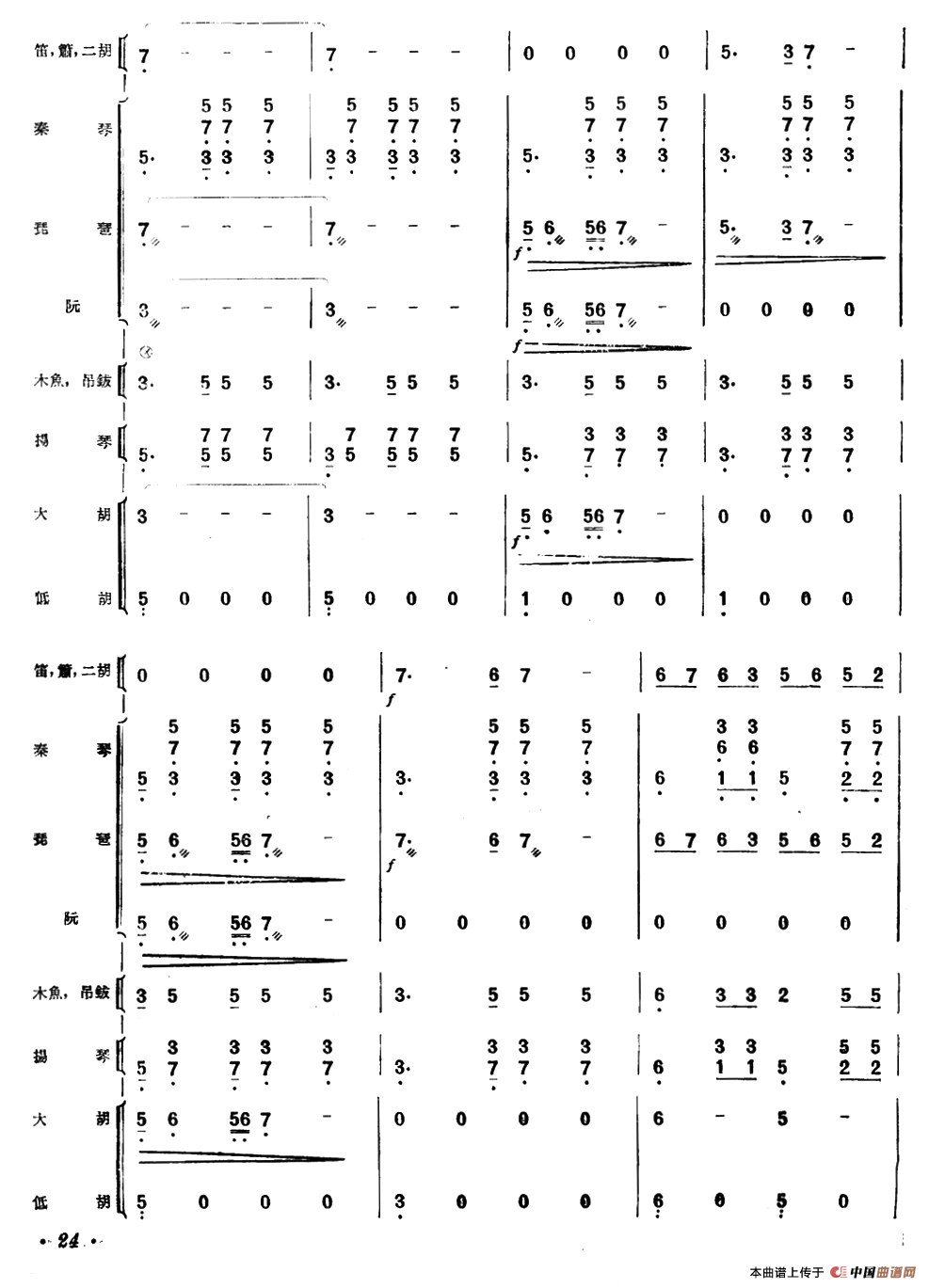 彩云追月（民族管弦乐合奏、杨镜明整理版）