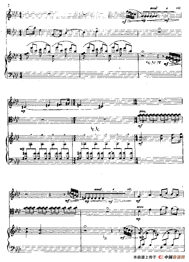 春归去（长笛、大提琴、竖琴三重奏）