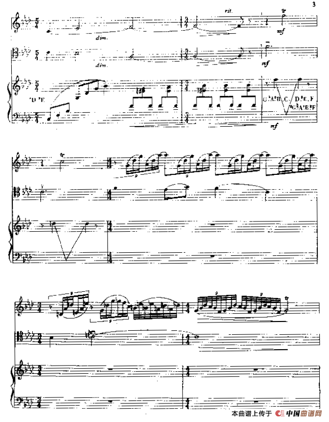 春归去（长笛、大提琴、竖琴三重奏）