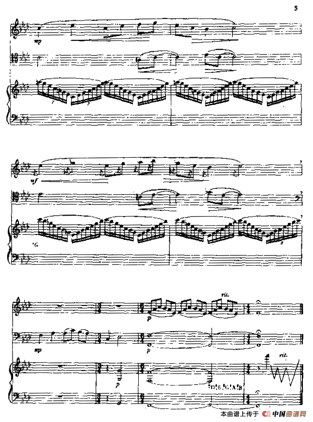 春归去（长笛、大提琴、竖琴三重奏）