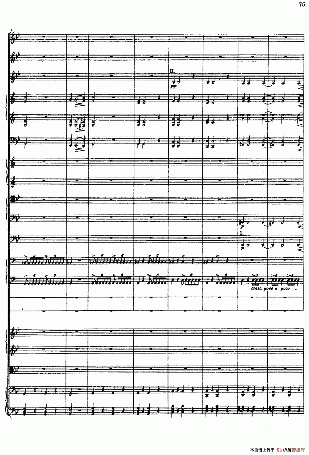 幻想交响曲Op.14（第四乐章 赴刑进行曲）（总谱）