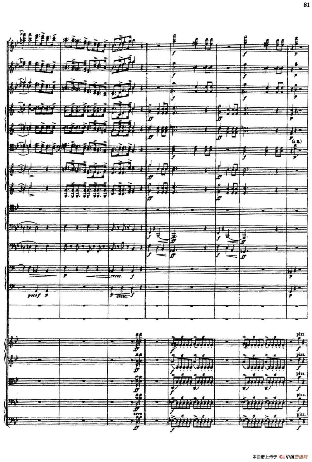 幻想交响曲Op.14（第四乐章 赴刑进行曲）（总谱）