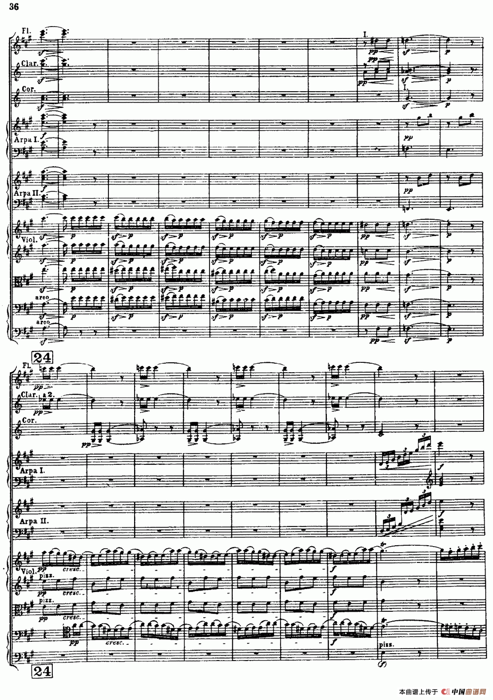 幻想交响曲Op.14（第二乐章 舞会）（总谱）