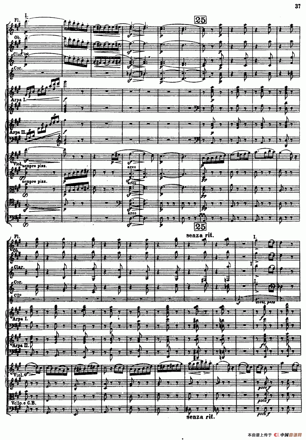 幻想交响曲Op.14（第二乐章 舞会）（总谱）