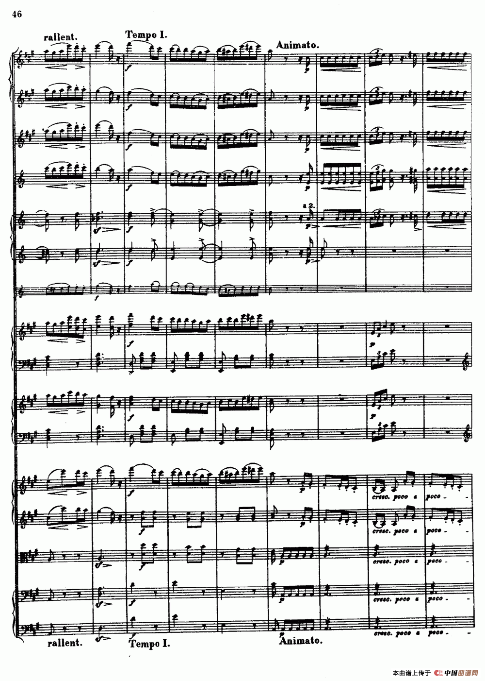 幻想交响曲Op.14（第二乐章 舞会）（总谱）