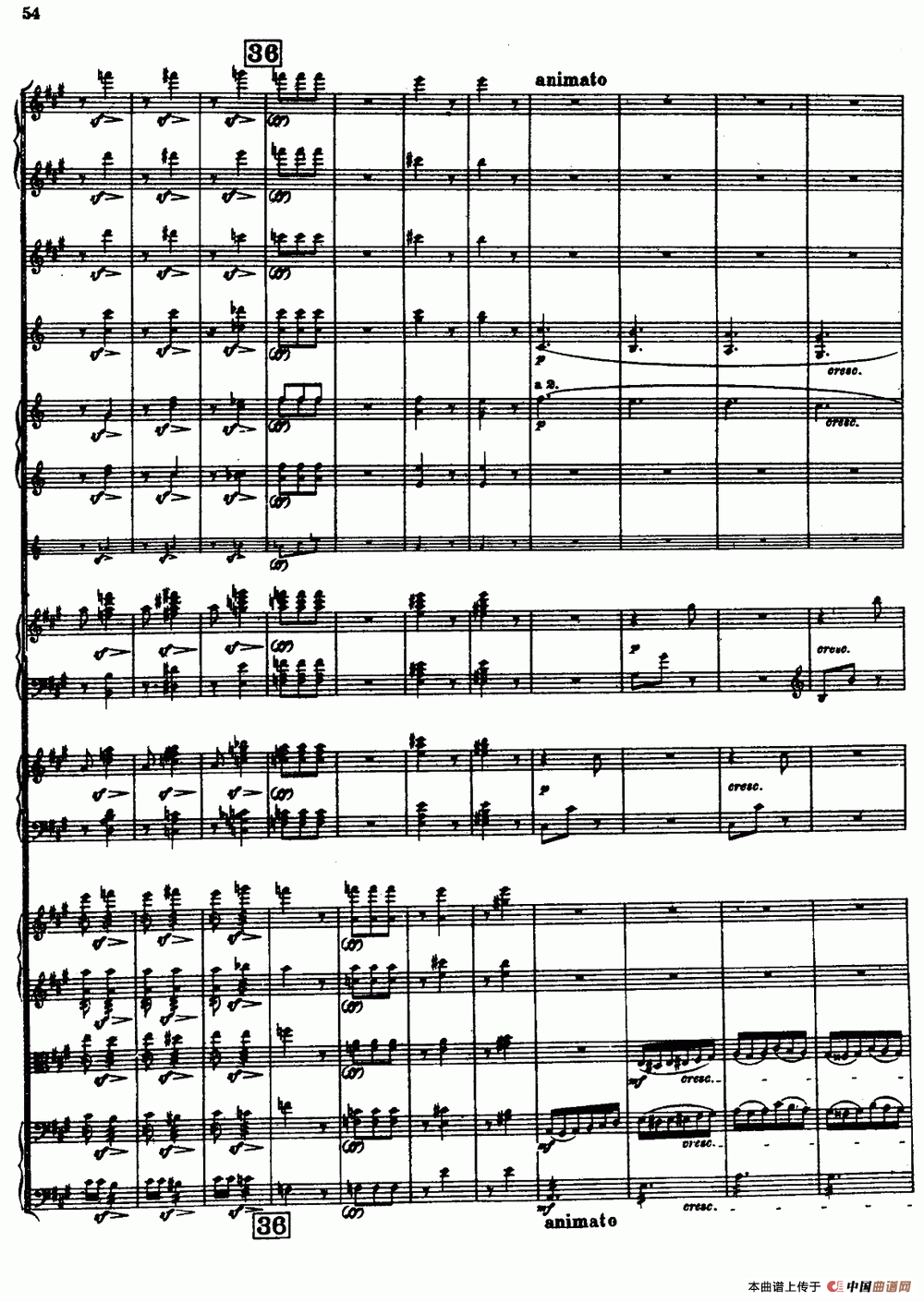 幻想交响曲Op.14（第二乐章 舞会）（总谱）