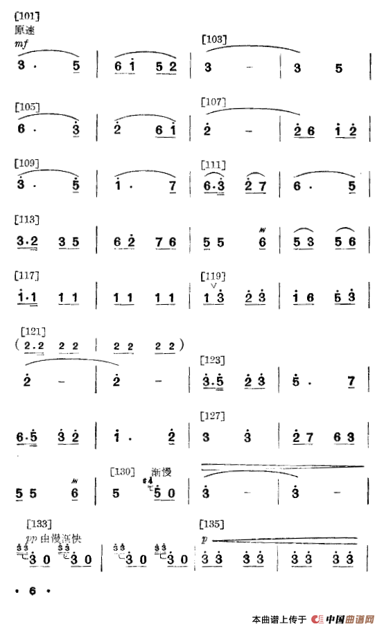 我爱这一行（舞蹈音乐主旋律谱）