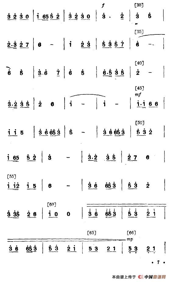 我为祖国采油忙（舞蹈音乐主旋律谱）