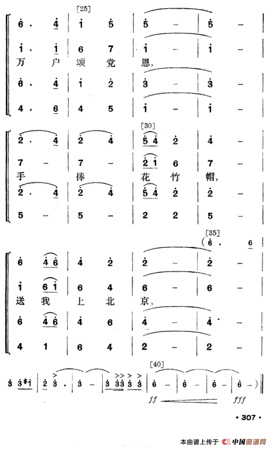 花竹帽献北京（毛难族舞蹈）