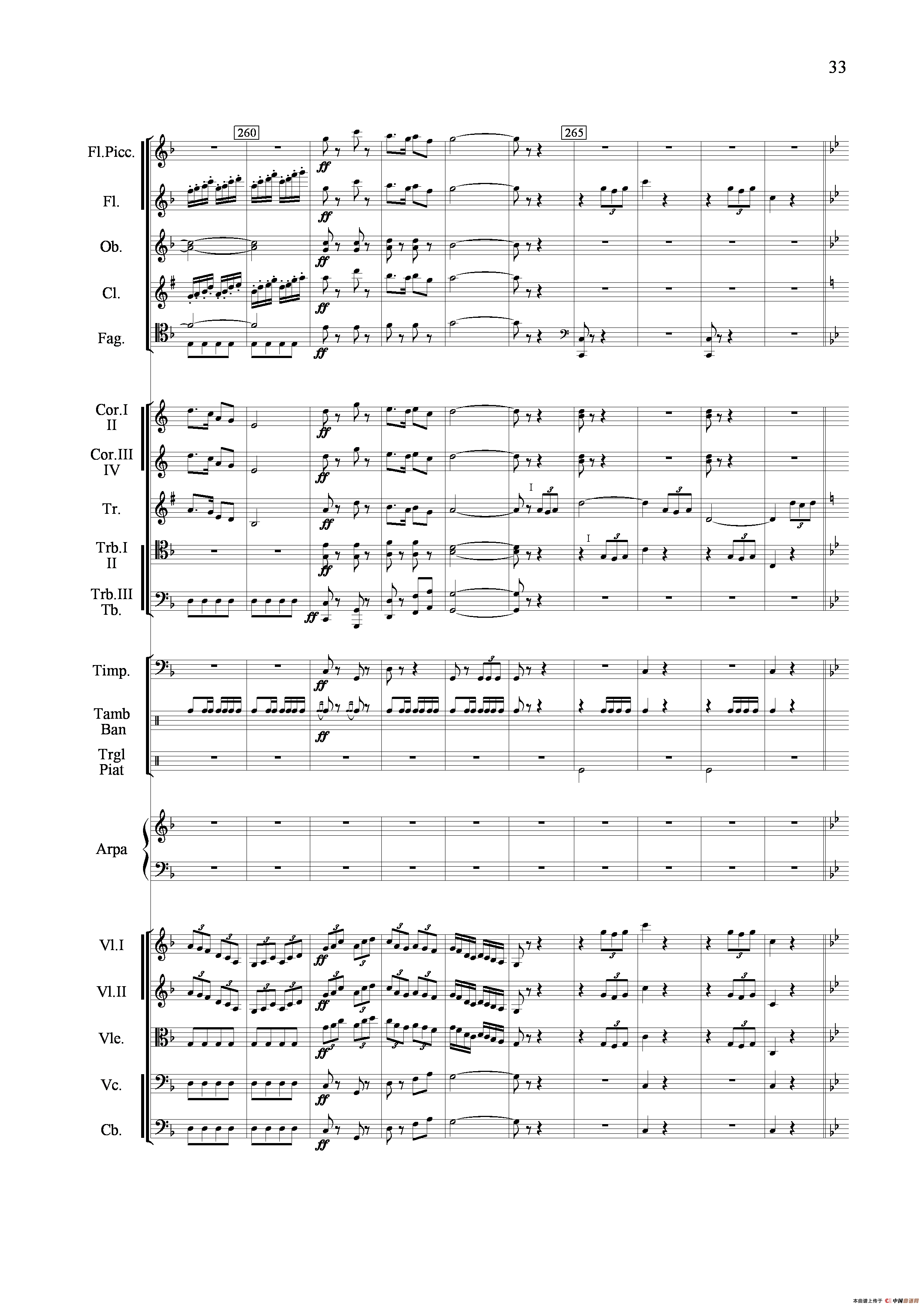 山歌妹传奇（交响组曲总谱）